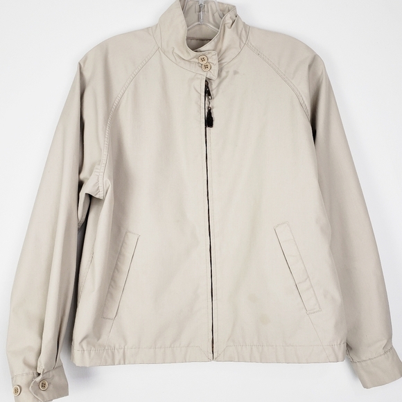 London Fog‎ Cream Mens Golf Jacket 10/12 - Picture 1 of 5